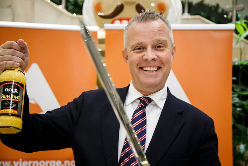 Hans Lysglimt Johansen under lanseringen av Alliansen i 2016. Den gang hadde partiet kun ett programpunkt: Folkeavstemning om Norges EØS-medlemskap.