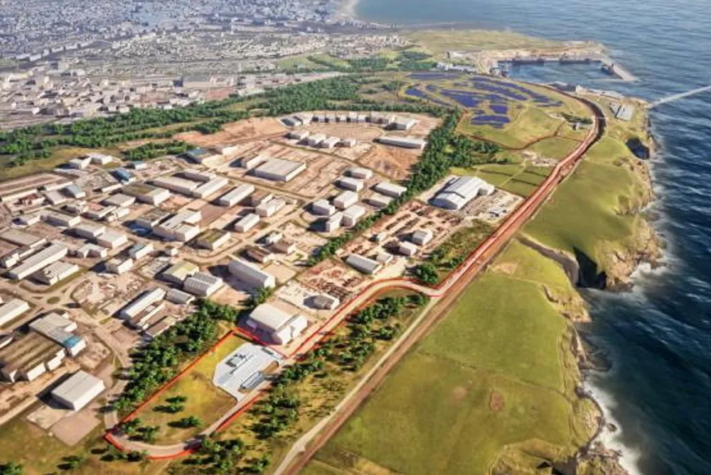 Design image of the Aberdeen Hydrogen Hub.