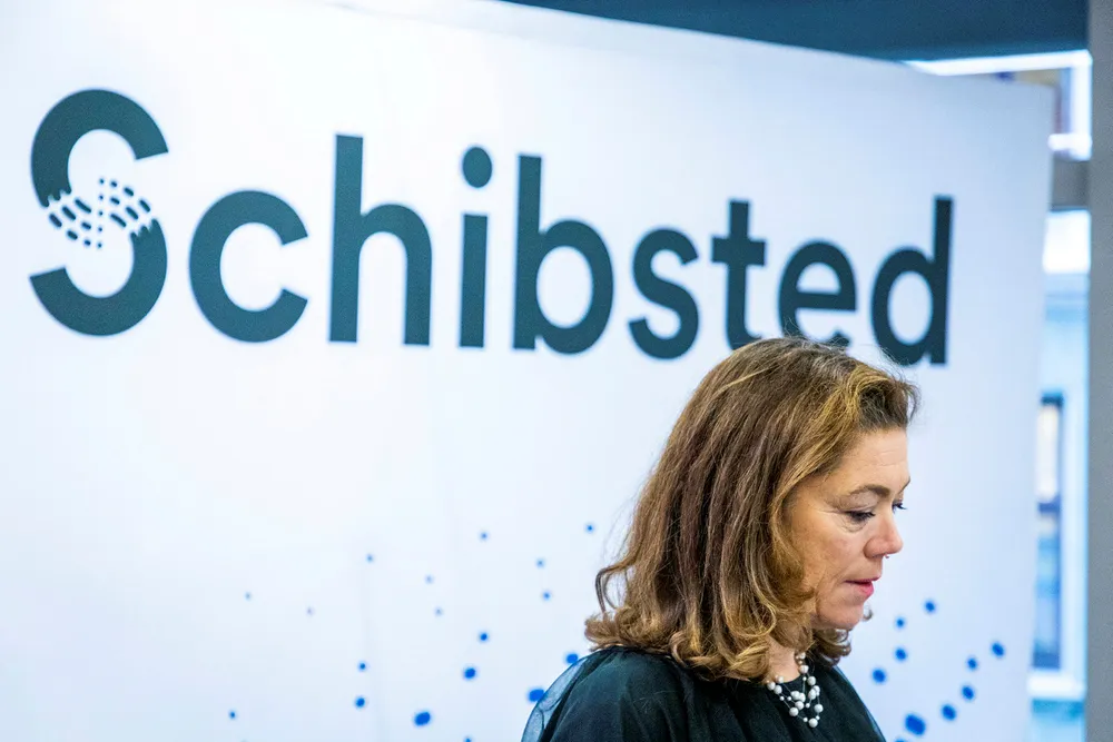 Konsernsjef Kristin Skogen Lund i Schibsted.