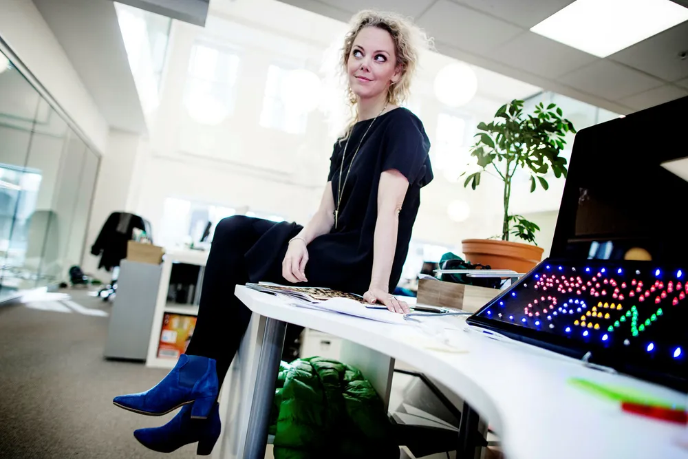 Byråleder Linda Nordheim i reklamebyrået McCann ser positivt på den teknologiske utviklingen. Foto: Ida von Hanno Bast