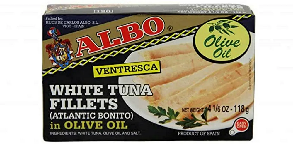 Albo canned tuna is popular in both Spain and Portugal.