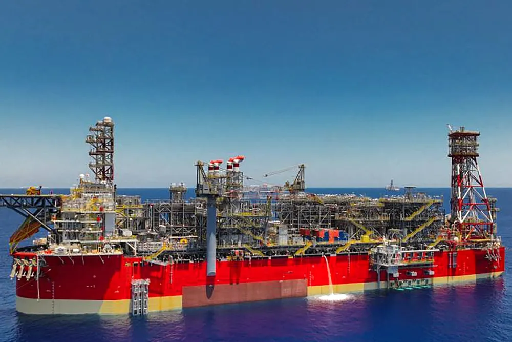 Energean'ds Karish floating production, storage and offloading in Israel.