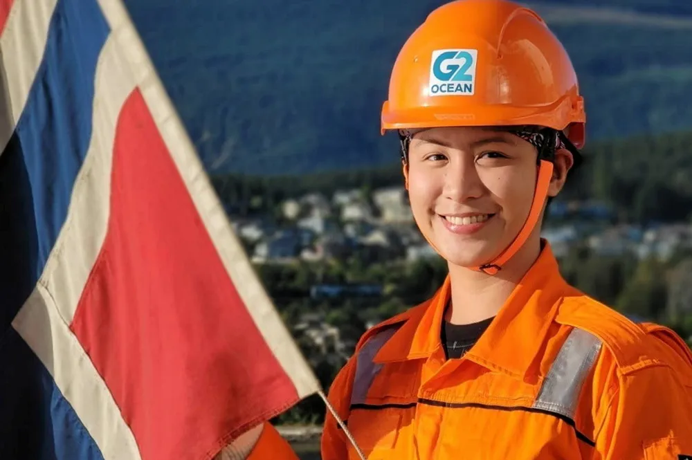 Dekk kadett Ein Dacumos hos Grieg Maritime Group.