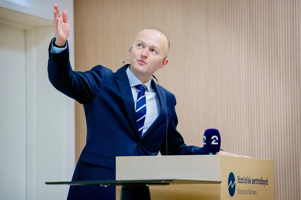 Forskningsleder Thomas von Brasch i SSB.