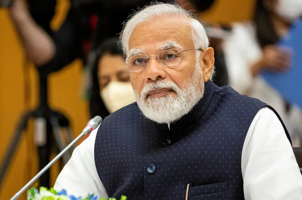 Indian Prime Minister and cabinet chairman Narendra Modi.