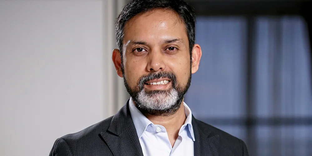 Portrait of Mr. Sushil Purohit . Wartsila Energy president Sushil Purohit.