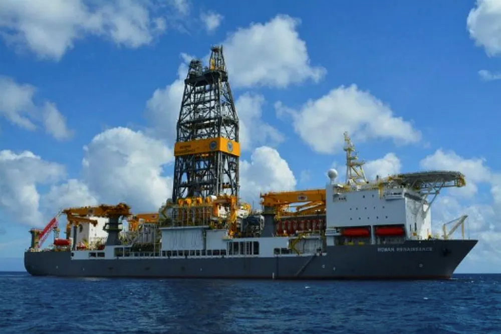 Back to work: Rowan drillship Relentless