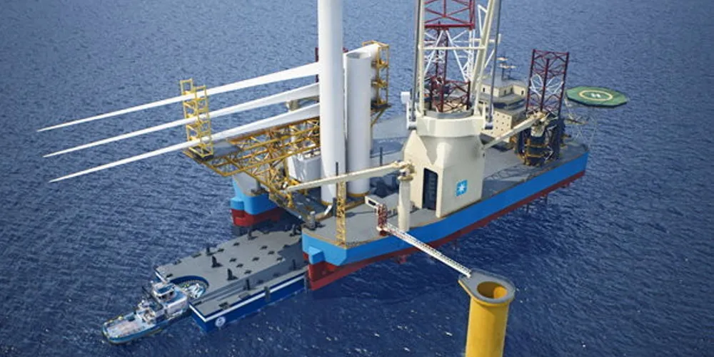 . Maersk concept for new installation vessel.