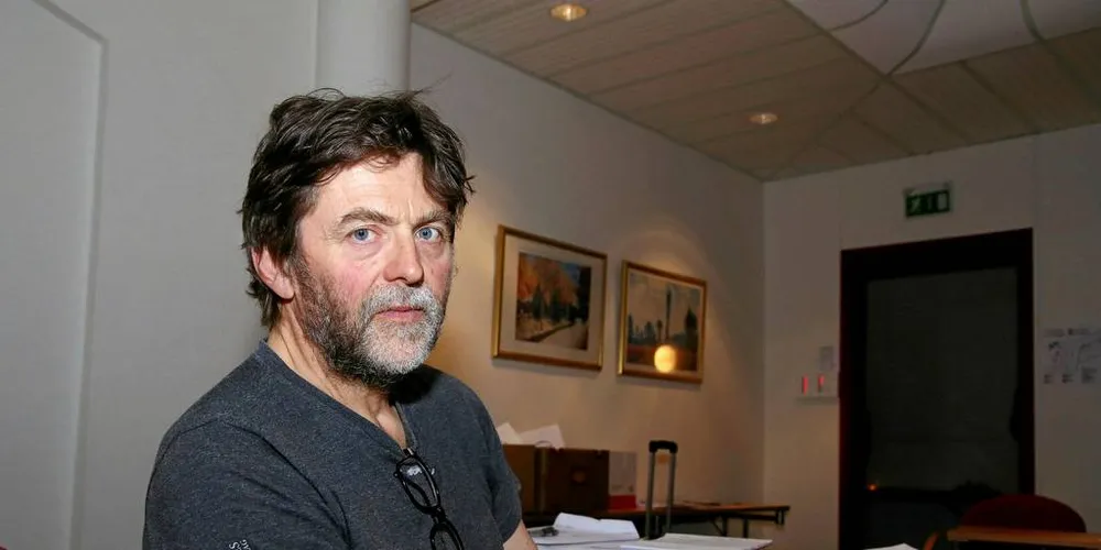 Paul Jensen, Norges Kystfiskarlag, på landsmøtet i Svolvær i forrige uke..Foto: Silje Helene Nilsen