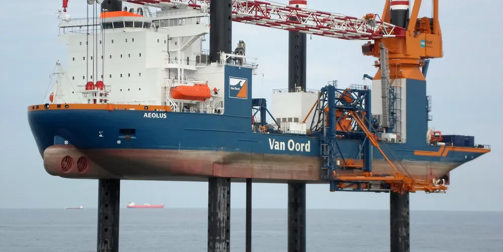 Van Oord's Aeolus offshore wind installation vessel