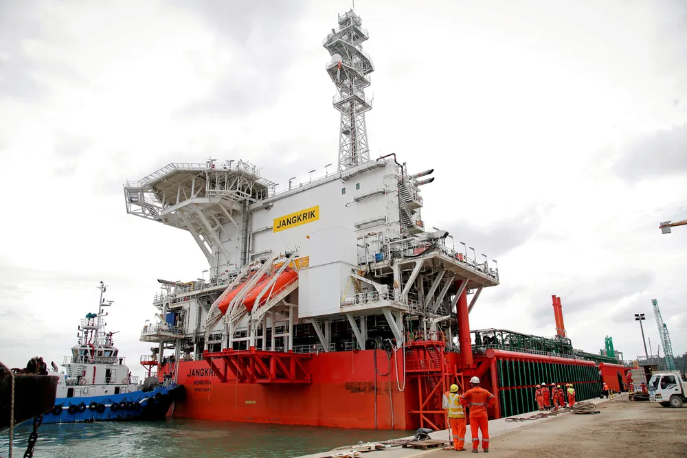 Flagship facility: Eni's Jangkrik floating production unit