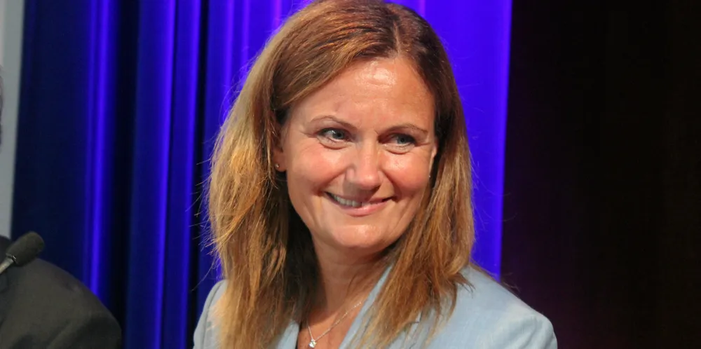 Skretting CEO Therese Log Bergjord. The Nutreco-owned feed giant reached a deal to establish a facility to serve land-based salmon operation Atlantic Sapphire in Florida.