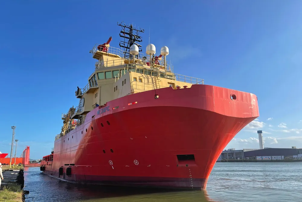 First: the Bram Offshore anchor-handling tug supply vessel Mr Chafic