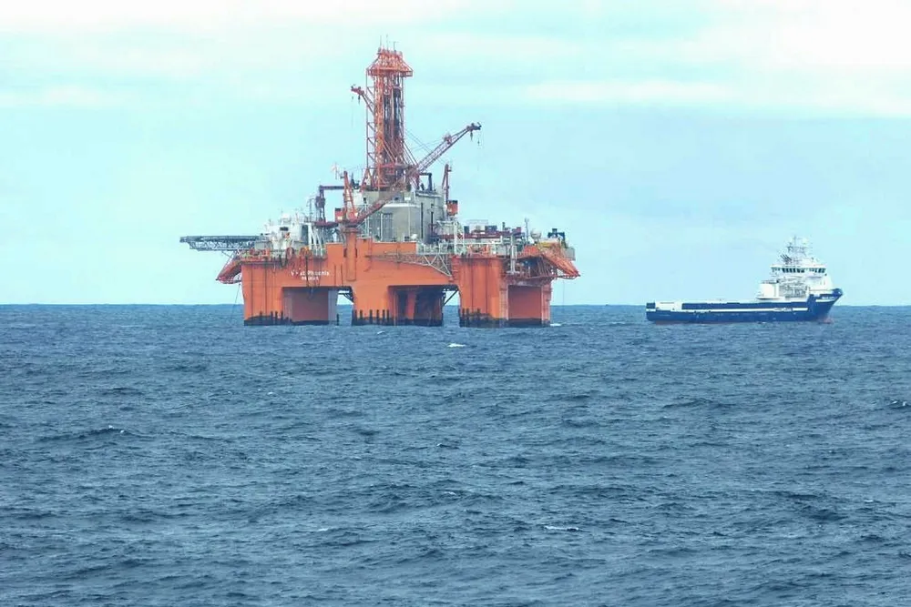Hit: the well was drilled using the semi-submersible West Phoenix