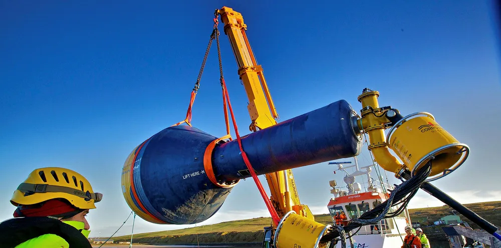 .CorPower Ocean's wave energy converter prototype