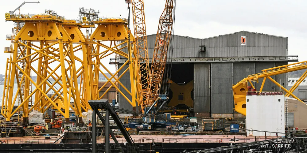 The Burntisland yard of engineering company BiFab