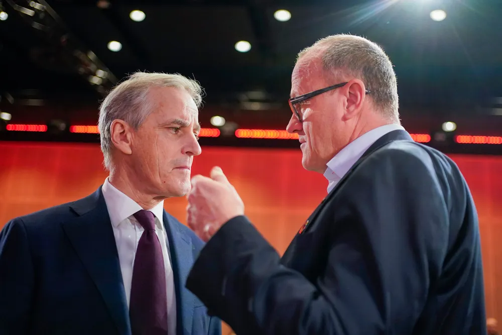 Da dørene var lukket for pressen på Aps strategikonferanse lørdag, gikk partileder Jonas Gahr Støre ut mot leder av Oslo Ap Frode Jacobsen for hans virkelighetsbeskrivelse av hva det er lov å si i partiet for tiden. Bildet er tatt på et landsstyremøte tidligere i år.