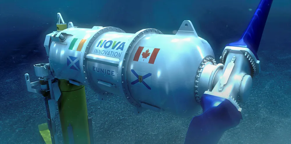 Nova Innovation tidal turbine