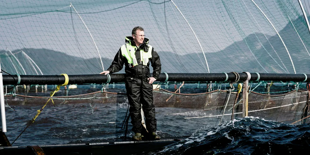 Konsernsjef Andreas Kvame i Grieg Seafood.