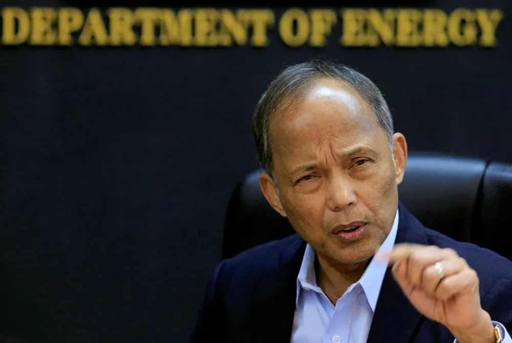 Bids opened: Philippines Energy Secretary Alfonso Cusi