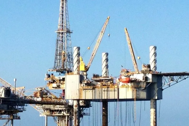 Going deeper: Byron is using the jack-up Hercules 205 to drill the SM 71-1 well
