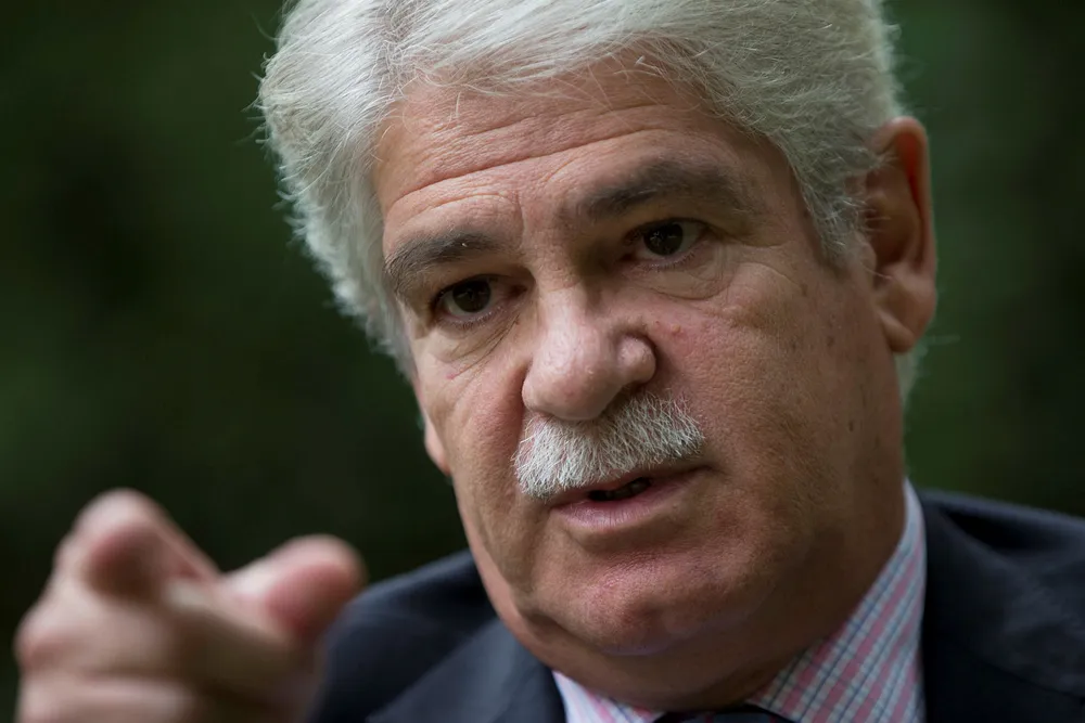 Spanias utenriksminister Alfonso Dastis mener at de regionale lederne i Catalonia mangler legitimitet og må avsettes. Arkivfoto: AP/NTB Scanpix