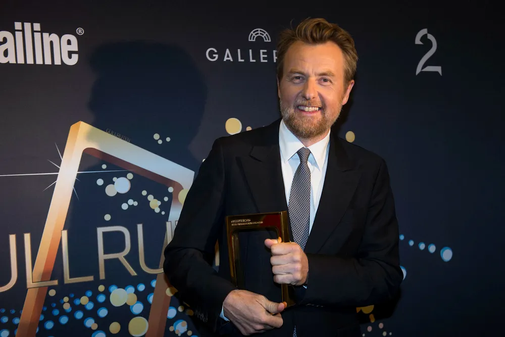 Fredrik Skavlan vant Gullruten for «Skavlan» i 2016. Foto: Marit Hommedal/NTB Scanpix