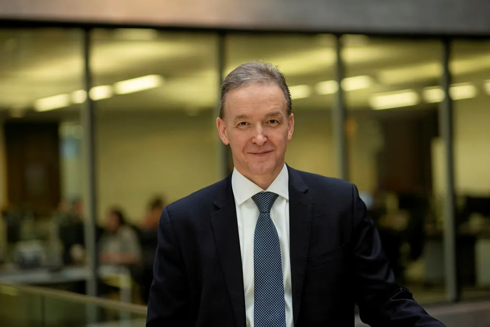 Saudi extension: Wood chief executive Robin Watson