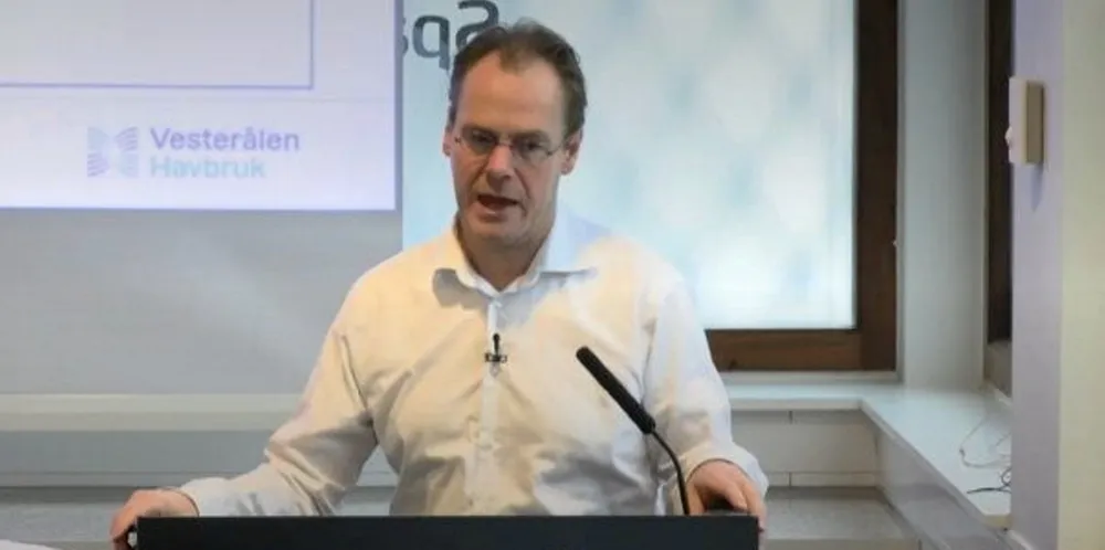 Vesteralen Havbruk CFO Martin Kvaernstuen.