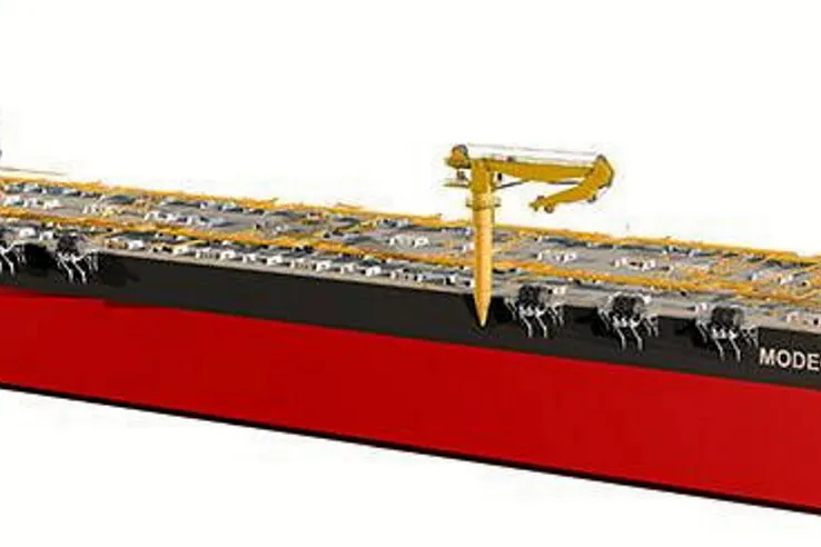 FEED job: an artist's impression of the Modec Noah FPSO hull