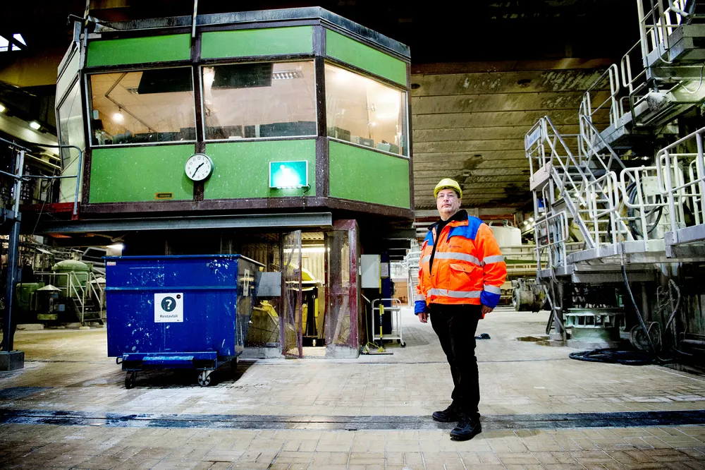 - Meldingen om oppbud kom ikke som en overraskelse på noen, sier konserntillitsvalgt Paul Kristiansen i Norske Skog. Foto: Elin Høyland