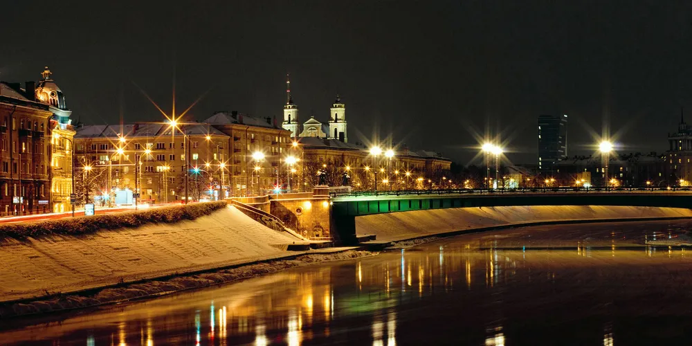 The Lithuanian capital of Vilnius.