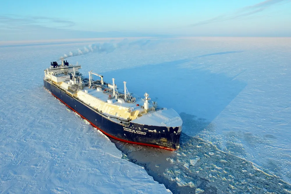 The Sovcomflo-owned Christophe de Margerie has been added to the EU’s list of sanctioned vessels