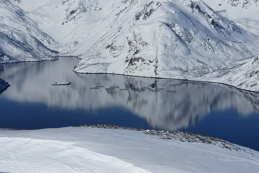 Cermaq site at Olderfjord, in Hammerfest.