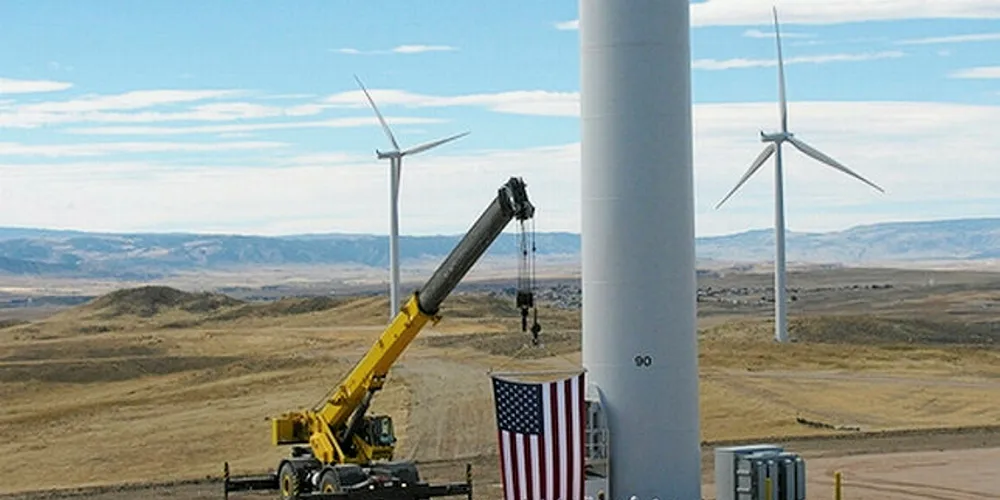 Duke Energy Renewables' Top of the World project in Wyoming. Pic - DER