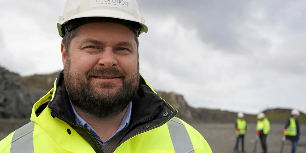Hakon Andre Berg, CEO of land-based salmon farming company Salmon Evolution.