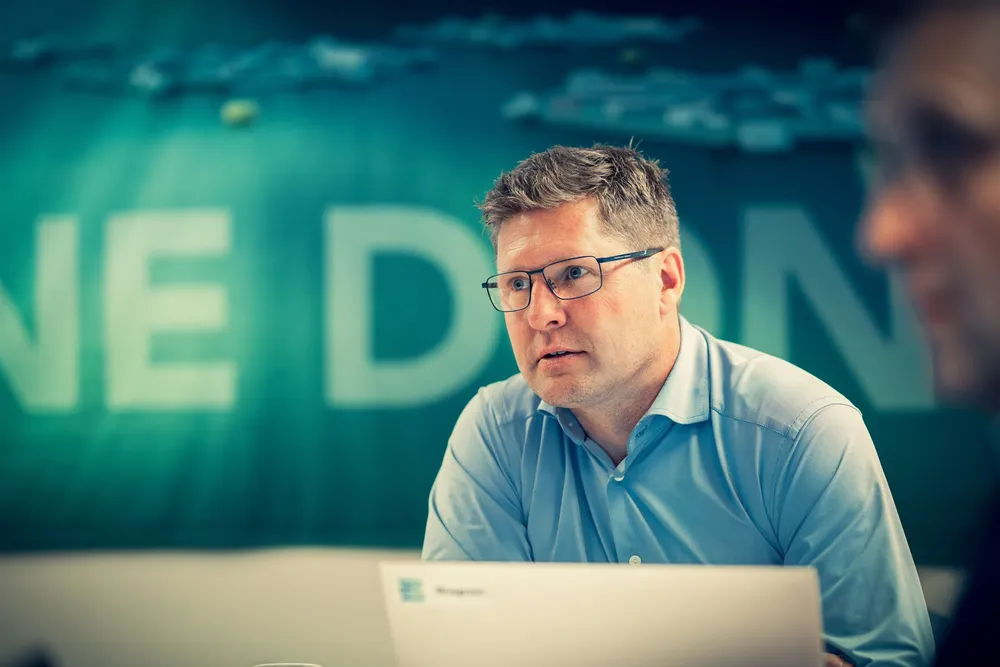 Geir Andresen, commercial director at Bluegreen, the company behind the development of SalMar's closed containment facility.