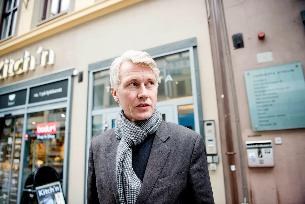 TV 2-sjef Olav T. Sandnes oppdaterte torsdag sine ansatte etter trakasseringsavsløringer. Bildet er tatt onsdag. Foto: Mikaela Berg.