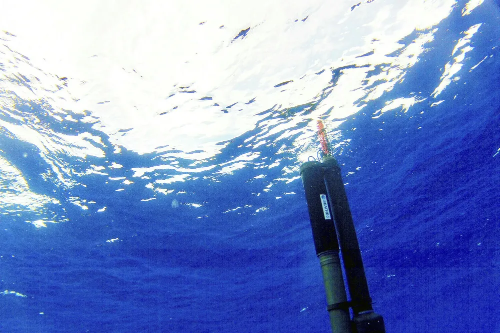 Sea tests: Seatrec's SL1 thermal engine paired with Sea-Bird Scientific's Navis float