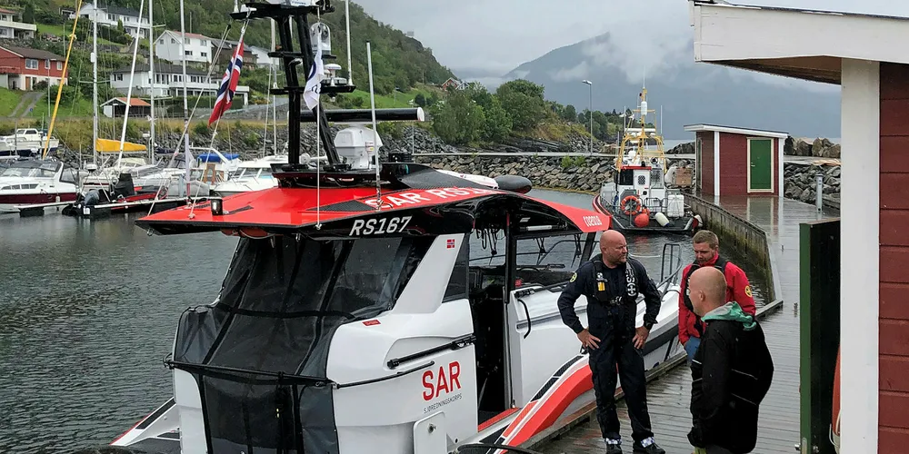NY REDNINGSSKØYTE: Onsdag døpes «Uni Sognefjord», som skal stasjoneres i Leikanger.