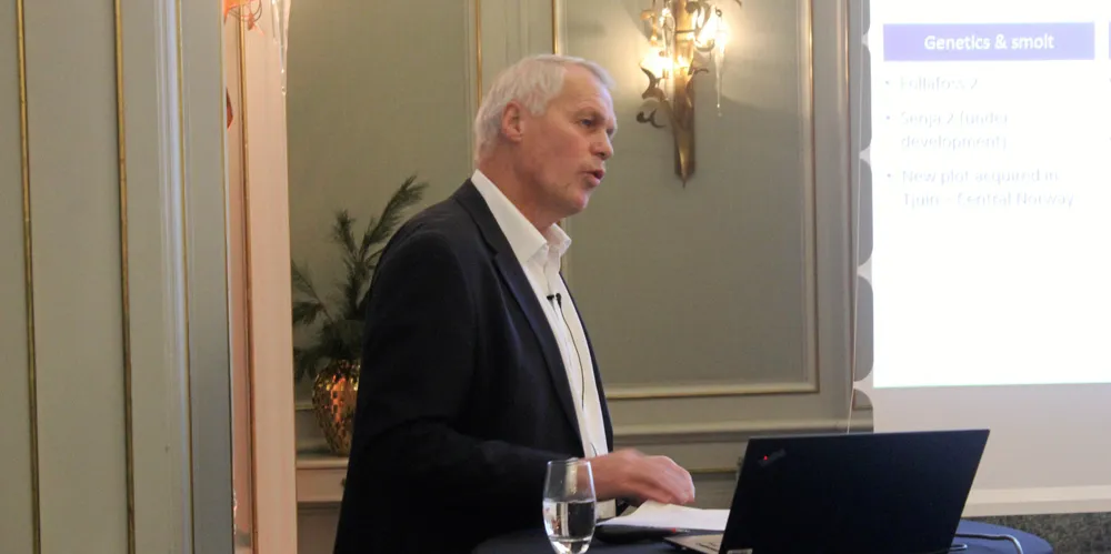 Salmar's CEO Gustav Witzoe would lead the second-biggest salmon company in the world if it succeeds in taking over NTS.