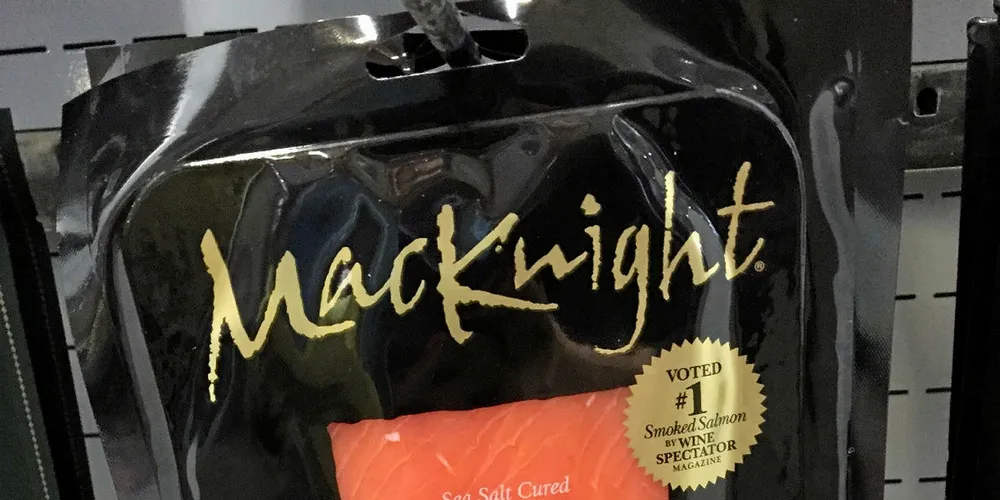 MacKnight Scottish smoked salmon