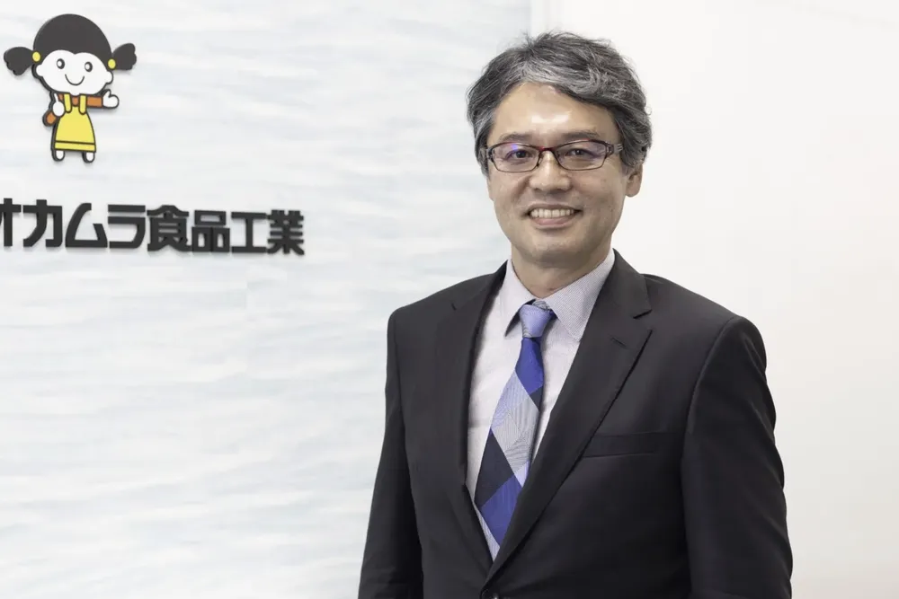 Koichi Okamura, CEO of Japanese salmon and trout farmer Okamura Foods.
