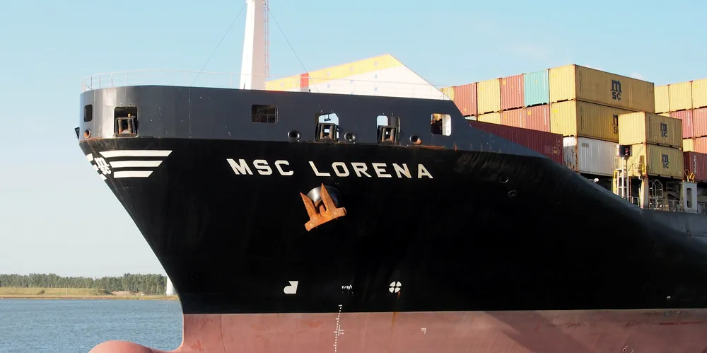 The MSC Lorena.