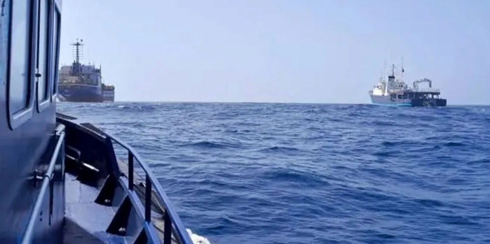 The Ras is intercepted off the Canary Islands.