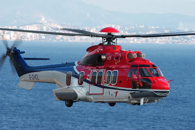European ban: for Super Puma models similar to that shown