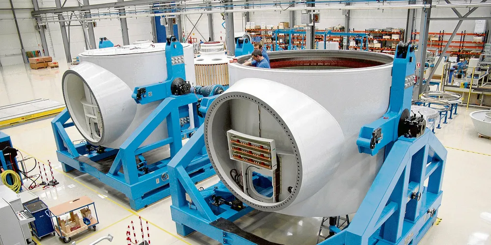 WEG's nacelle factory in Jaraguá do Sul, Santa Catarina state, Brazil .