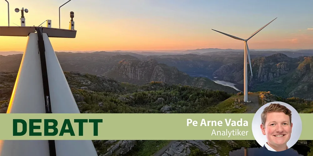 Det har sannsynligvis aldri har vært større politisk risiko knyttet til investeringer i fornybar energi, skriver artikkelforfatteren. Bildet er fra vindparken ved Lista i Agder.
