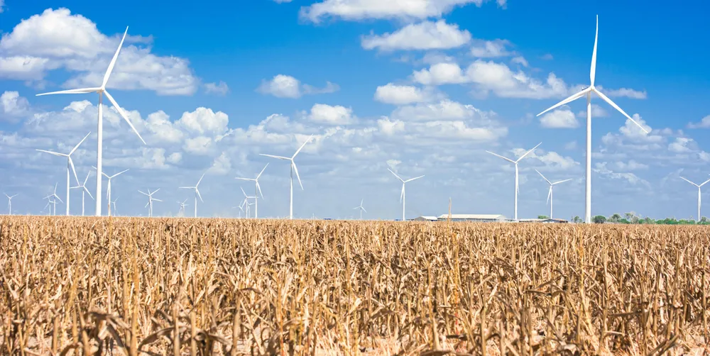 Siemens Gamesa wind turbines in the US at the 200MW Los Vientos 1 wind farm