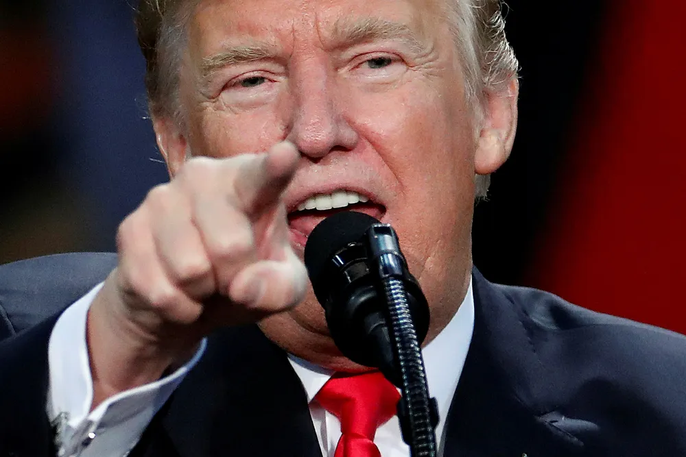 President Donald Trump har ikke mye godt å si om palestinerne. Foto: Carlo Allegri/Reuters/NTB scanpix